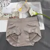 Pantaletas de encaje estilo japonés Meizhai de cintura media sin costuras para mujer, Pantalones sin costuras que levantan las caderas, con entrepierna de algodón puro, Cómodos, que envuelven las caderas