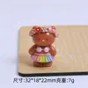 Dança do Hula Tridimensional Desenho Animado Miau Fofo Artesanal DIY Acessórios de Joia Pacote de Materiais de Acessórios Pequenos de Resina Cola de Creme