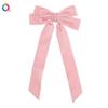 Qiyue Amazon Inverno High-End Flocado Fita de Laço Presilha de Cabelo Doce Lateral Bico de Pato Acessórios de Cabelo Adorno de Cabeça