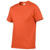 Camiseta Gildan 63000 de manga corta con cuello redondo y estampado en blanco. Camiseta Gildan de algodón puro de 150 g. Camiseta publicitaria personalizada.