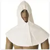 Chapéu Xale Branco Descartável Espessado Impermeável Tecido Não Tecido Xale Cobertura Grande para Cabeça Protetor à Prova de Poeira