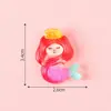Accesorios decorativos DIY creativos de sirena unicornio pato plano, pegamento de crema, horquilla, cuerda, imán de refrigerador, adornos pequeños