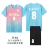 Nuevo traje de uniforme de voleibol para hombre y mujer, estampado fijo de verano, secado rápido, transpirable, uniforme de voleibol, uniforme de equipo de competición para niños, impresión de número