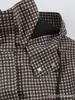 Comercio exterior transfronterizo ropa de mujer otoño nuevo moda europea y americana cordón en la cintura cuadros con capucha chaqueta 6318273