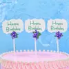 Feliz cumpleaños Plugin Pastel Fruta Creativo Rosa Decoración Mori Dulce Feliz cumpleaños Pequeña Idea