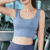 Novo Modelo de Comércio Exterior Transfronteiriço Feminino para Corrida Indoor Fitness Esportes Casual Verão Colete Respirável com Bojos Removíveis