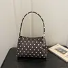 Bolso de hombro elegante y versátil de estilo coreano, con textura, lunares de nicho, nuevo de moda 2026, de alta apariencia, simple