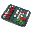 Kit de Costura Camuflado, Bolsa de Armazenamento para Costura, Tubo de Costura, Conjunto de Kit de Costura, Kit de Costura e Reparo, Kit de Costura Portátil