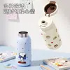 Botella de agua térmica serie Snoopy, acero inoxidable 316L, elegante y portátil, adecuada para mujeres, diseño de bebida directa, botella de agua para viajes