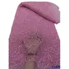 Vestido Moderno Francês Bordado com Lantejoulas Vestido de Casamento Tecido de Renda Lantejoulas de Noiva Tecido de Renda
