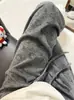 Pantalones de Arroz Glutinoso Gato Kt para Otoño e Invierno, Pantalones Gruesos con Forro Polar para Otoño e Invierno, de Cintura Alta, Caída Amplia y Pierna Ancha para Mujer, Pantalones Rectos Relajados Estilo Perezoso