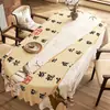 Mantel Ovalado Impermeable y a Prueba de Aceite, No Lavable, Lujo Ligero, Gama Alta, Mantel para Mesa de Comedor Estilo Chino Pintura a Tinta, Modelo Nuevo 2026