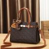 Bolso Estilo Perezoso Gran Capacidad para Mujer 2025 Nuevo Bolso de Mano Estampado de Moda Bolso de Hombro Moderno que Combina con Todo Bolso Transfronterizo para Mujer