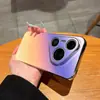 Aplicable a Funda de Teléfono Electroplateada Mate Huawei Pura90Pro P80 Degradado Dos Tonos Gama Alta 70 Protección contra Caídas