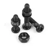 Conjunto Completo de Parafuso Sextavado de Cabeça Redonda Phillips de Aço Carbono Preto, Porca, Arruela Lisa, Parafuso de Cabeça Pan Phillips M2M3M4M5