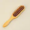 Pente com Almofada de Ar de Sândalo Pente com Cabeça de Massagem Meridianos Bolsa de Ar Madeira Maciça Raízes do Cabelo Fofas Simples e Requintado Viagem Feminina