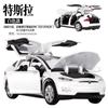 Baosilun coche deportivo de seis puertas de fricción coche de juguete con sonido y luz puerta de ala de gaviota coche de metal 6610 a granel Tesla