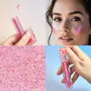 Maquillaje de Sirena Marina Transfronterizo Perlas de Burbuja Gel con Purpurina Corporal Gel de Lentejuelas Maquillaje Facial con Diamantes Brillantes para Carnaval Festivo