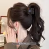 Pinza de Garra Pequeña para Coleta Alta Letra H 2026 Pinza de Pelo de Gama Alta Parte Posterior de la Cabeza Peinado Semirecogido Pinza de Tiburón Pasador Accesorios para el Cabello