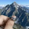 Popular Transfronterizo Shengxi Más Vendido Anillo de Acero Inoxidable con Diseño de Flecha Joyería al por Mayor Cuerda de Acero Color Flecha Dorada
