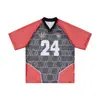 Ropa para Hombre Jie Zhan Camiseta de Manga Corta con Estampado Digital y Cuello en V 2026 Verano Nueva Marca de Moda Urbana Camiseta Original
