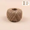 Cuerda de Cáñamo diy Cuerda Hecha a Mano de Alta Calidad Cuerda de Cáñamo Gruesa y Delgada Natural Decoración Artesanal Marco de Escalada para Gatos Cuerda para Atar Tuberías de Agua