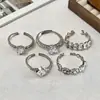Anillo de perla en forma de diamante de espiga de trigo de circón transfronterizo europeo y americano, anillo para el dedo índice estilo francés de lujo ligero, joyería de lujo ligero de alta gama para mujer