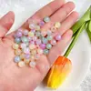 Novas Contas Redondas Mágicas de Acrílico de Sereia Ji 6/8/10 Pulseira de Contas Feita à Mão diy Acessórios de Cabelo Acessórios