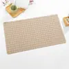Alfombrilla antideslizante para suelo con ventosas, diseño de cuadros de diamantes, resistente al desgaste, cómoda para el hogar, estilo INS, alfombrilla antideslizante para baño de PVC con masaje