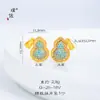 Puzuo Color Fuerte que Conserva el Color Oro Arena Antiguo Accesorios DIY Incrustados con Diamantes Colgante de Calabaza Fulu Semilla de Loto Vaina de Loto Cadena para Suéter