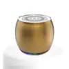 Caixa de Som Bluetooth Sem Fio Metal Pequeno Canhão Alto Volume Portátil Cavalo Correndo Luz Respiratória Caixa de Som Versão Bluetooth 5.3