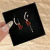 [La Fortuna Llega] Pendientes de Calabaza de Moda de Gama Alta Estilo Chino Nuevo de Nicho Pendientes Versátiles Elegantes de Tendencia Nacional Retro