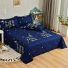 Sábana de una pieza engrosada de sarga, sábanas lijadas, dormitorio de estudiante, cama individual, funda nórdica doble sencilla de estilo nórdico para las cuatro estaciones