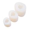 Ins tridimensional cabeça de urso chocolate decoração bolo fondant silicone molde diy gordura urso cabeça aromaterapia vela gesso