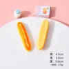 Juguete de Comida Miniatura de Pan Francés Simulado, Accesorios de Resina, Imanes para Nevera DIY de Baguette, Decoraciones para Casa de Muñecas