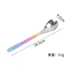Cuchara de cristal de titanio puro, vajilla de titanio para el hogar estilo coreano, cuchara de mesa, cuchara para sopa, cuchara de titanio de alto valor, cuchara para postre