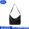 Bolsa de Ombro Plissada de Pu Transfronteiriça Bolsa de Ombro de Couro Rpet Estilo Japonês Bolsa de Ombro de Couro Rpet Fábrica Personalizada