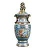Botella de Vino de Cerámica de Jingdezhen 2.5kg Jarra de Vino Artesanal Esmalte Botella Ciruela Dragón y Fénix Vinoteca Hogar Olla de Vino Sellada