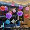 Decoração de balões para evento de loja em novo shopping em 2026, celebração de aniversário de inauguração, bolas suspensas no teto, configuração para transmissão ao vivo
