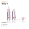 24 botellas nuevas de vidrio transparente de 15 ml con gotero para esencia de emulsión, aceite esencial, base