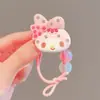 Presilhas e Elásticos de Cabelo Rosa Kt My Melody, Estilo Ins Feminino Pelúcia Fofo Doce Menina Presilhas e Elásticos de Cabelo, Acessórios de Cabelo Versáteis