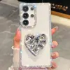 Nuevo Modelo Flash Diamante Imd Brillo A16 Estrella A36 Punto Diamante 14 con Gema Corazón Soporte A56 Adecuado para iPhone