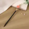 Grampo de Cabelo de Garça Voadora Estilo Antigo Grampo de Cabelo de Ébano Sintético Acessórios Hanfu Novo Estilo Chinês Grampo de Cabelo Cheongsam Joias Atacado para Mulheres