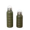 Botella de Agua Deportiva Personalizada de 750/1000ml con Cubierta de Asa de Acero Inoxidable 304 de Doble Capa Caterpillar Vaso de Agua para Deportes al Aire Libre