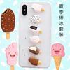 Versión coreana de resina simulación paleta helada accesorios helado seis piezas material para funda de teléfono DIY accesorios para pinzas para el cabello de niños