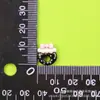 Mini Serie Negra Brillante de Polvo Accesorios de Resina Pegamento en Crema DIY Funda para Teléfono Móvil Accesorios para el Cabello Pasador Imán para Refrigerador Pegatina para Taza de Agua