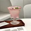 Vaso Alto de Vidrio con Lazo de Alto Valor Estético, Copa de Vino para una Bebida Ligera, Copa de Cóctel de Champaña Licores, Vaso Creativo para Café