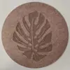 Mantel individual posavasos para taza de té doméstico antideslizante almohadilla aislante patrón redondo fieltro tela no tejida