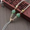 Cuerda colgante tejida de cuatro hebras Seiko Cuerda para collar con colgante de jade jadeíta Tejida a mano Colgante de jade Dongling Cuerda para el cuello de cristal