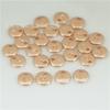 Joias de liga prata ouro ouro rosa letras pingente de letra dupla face 10MM 26 letras multicolor atacado